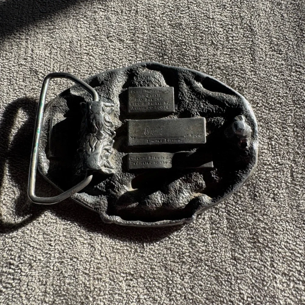 Vintage 1985 Siskiyou Colorado Belt Buckle